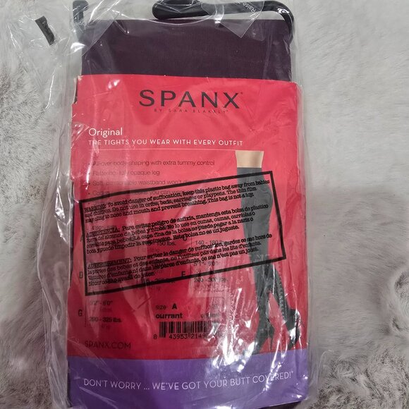 SPANX Tight-End Tights Size A, B Currant 128 original bodyshaping NEW - Picture 2 of 4